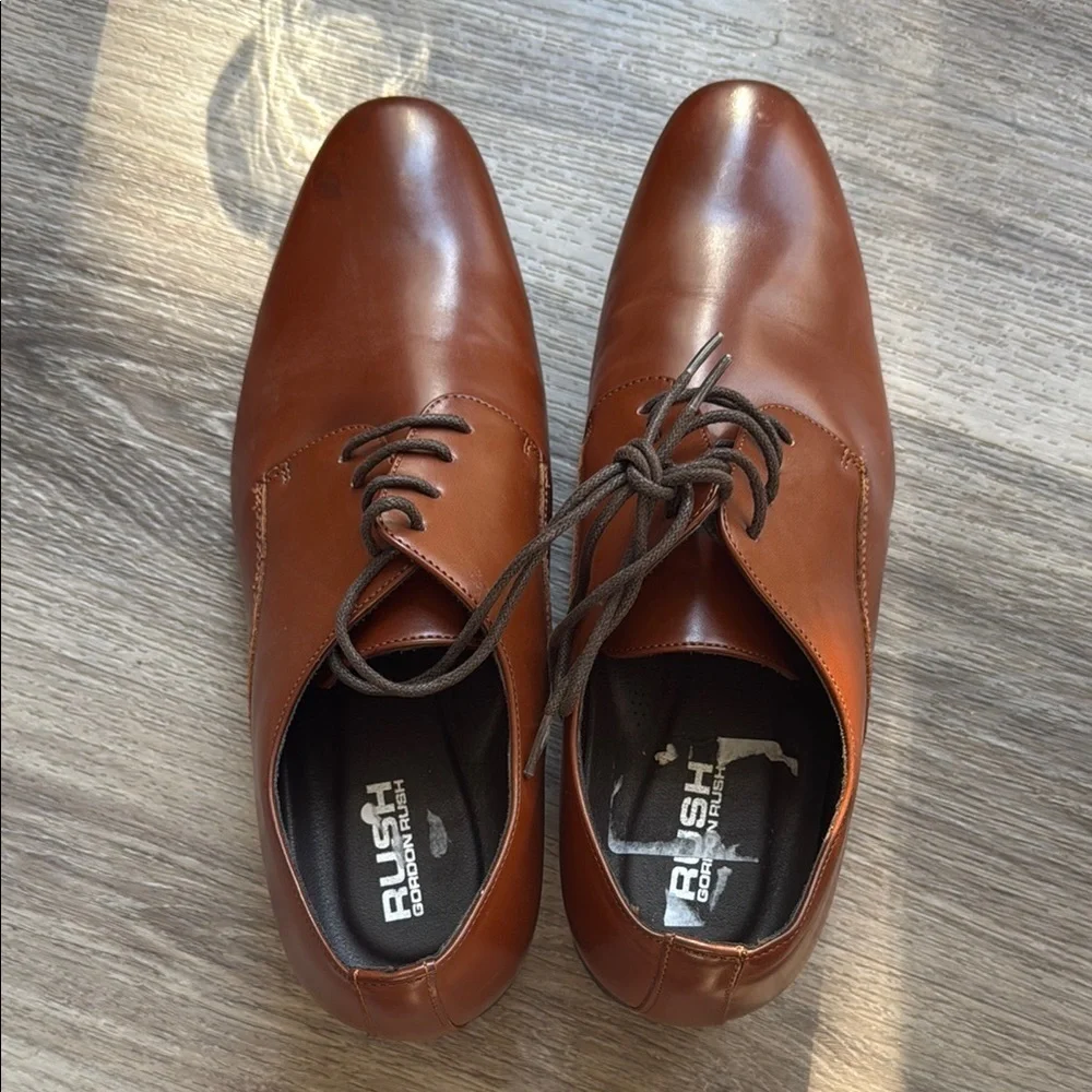 Gorgon Rush Lace Up Brown Oxfords 10M
